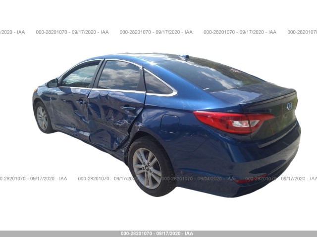 Photo 2 VIN: 5NPE24AF3GH372665 - HYUNDAI SONATA 