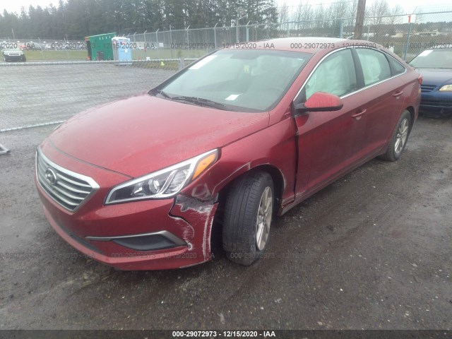 Photo 1 VIN: 5NPE24AF3GH376859 - HYUNDAI SONATA 