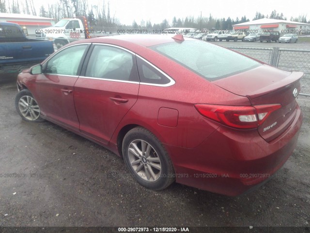 Photo 2 VIN: 5NPE24AF3GH376859 - HYUNDAI SONATA 