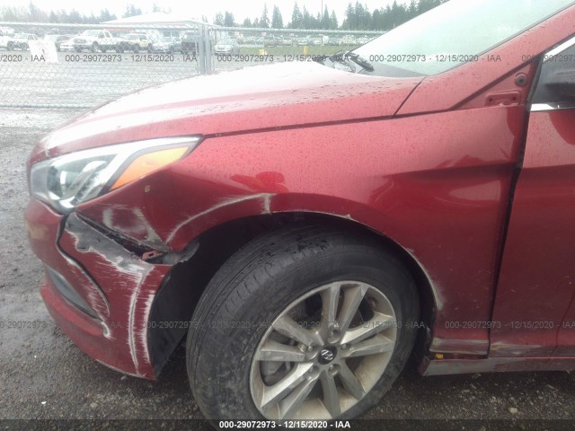 Photo 5 VIN: 5NPE24AF3GH376859 - HYUNDAI SONATA 