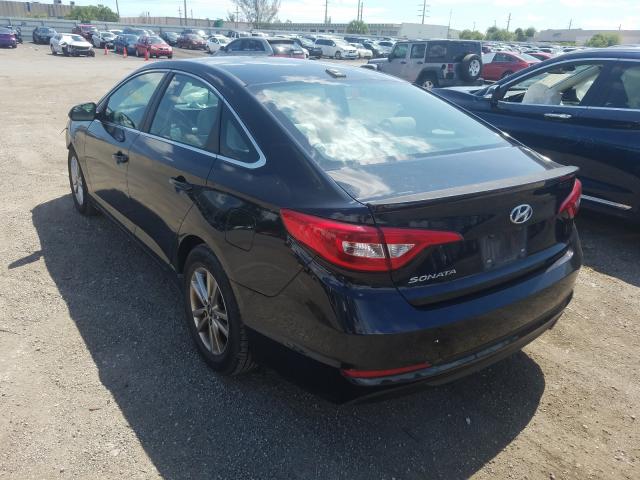 Photo 2 VIN: 5NPE24AF3GH384315 - HYUNDAI SONATA SE 