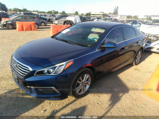 Photo 1 VIN: 5NPE24AF3GH393810 - HYUNDAI SONATA 