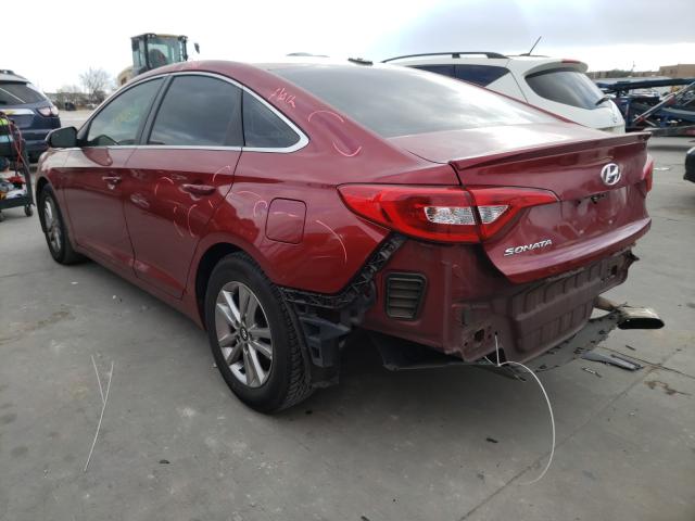 Photo 2 VIN: 5NPE24AF3GH398912 - HYUNDAI SONATA SE 