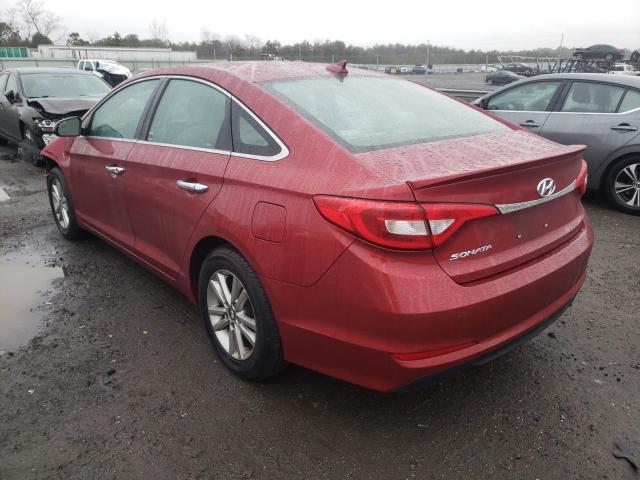 Photo 2 VIN: 5NPE24AF3GH402165 - HYUNDAI SONATA SE 