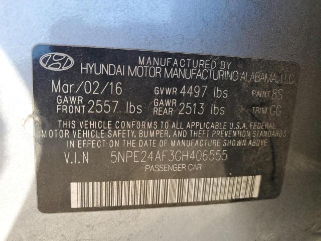 Photo 11 VIN: 5NPE24AF3GH406555 - HYUNDAI SONATA SE 