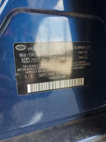 Photo 11 VIN: 5NPE24AF3GH407771 - HYUNDAI SONATA SE 