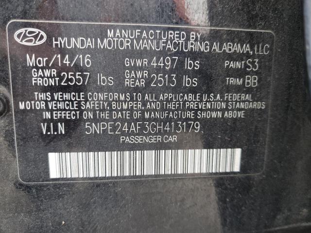 Photo 11 VIN: 5NPE24AF3GH413179 - HYUNDAI SONATA SE 