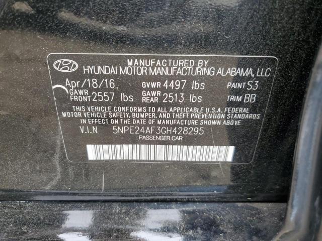 Photo 11 VIN: 5NPE24AF3GH428295 - HYUNDAI SONATA 