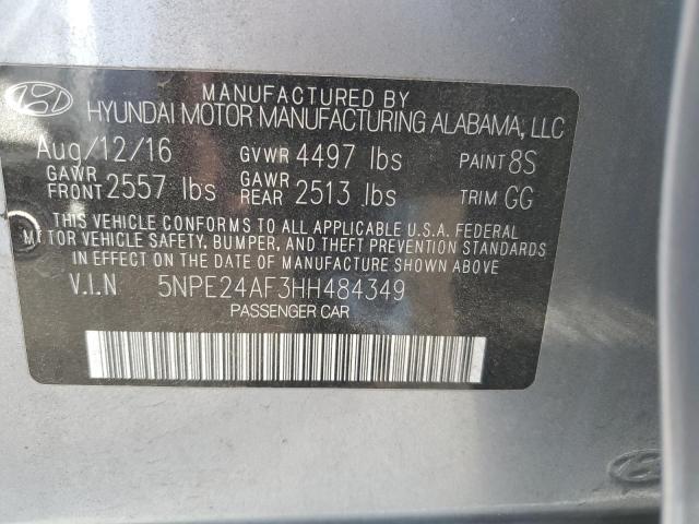 Photo 11 VIN: 5NPE24AF3HH484349 - HYUNDAI SONATA 