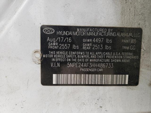 Photo 11 VIN: 5NPE24AF3HH486733 - HYUNDAI SONATA 