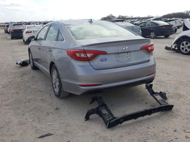 Photo 2 VIN: 5NPE24AF3HH492757 - HYUNDAI SONATA SE 