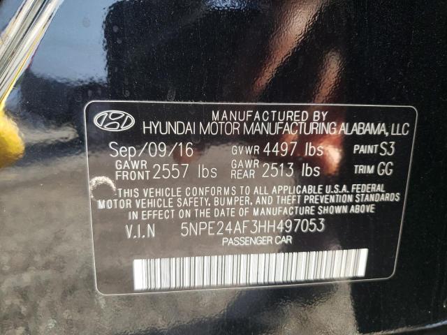 Photo 9 VIN: 5NPE24AF3HH497053 - HYUNDAI SONATA SE 