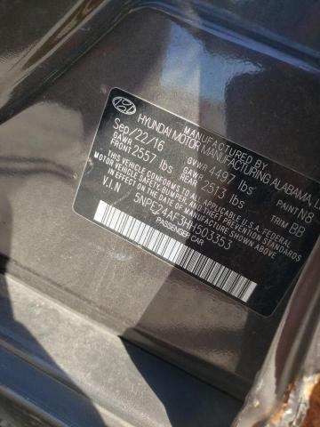 Photo 11 VIN: 5NPE24AF3HH503353 - HYUNDAI SONATA SE 