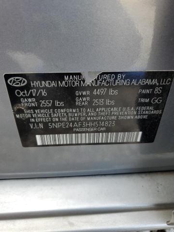 Photo 11 VIN: 5NPE24AF3HH514823 - HYUNDAI SONATA SE 