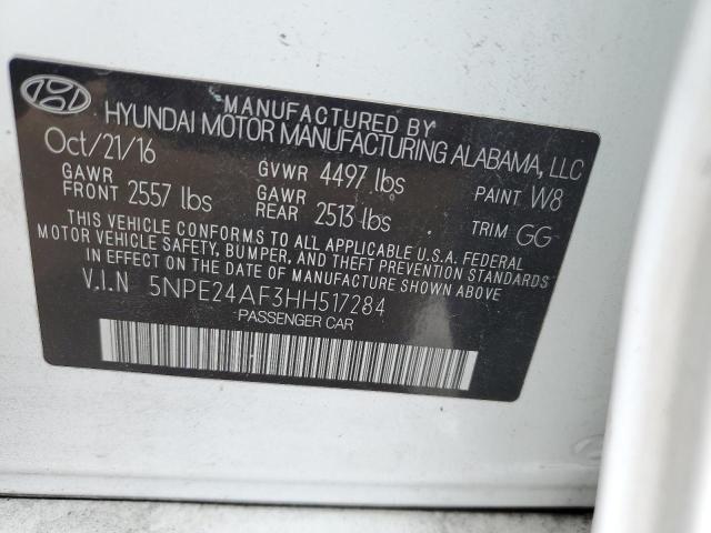 Photo 9 VIN: 5NPE24AF3HH517284 - HYUNDAI SONATA SE 