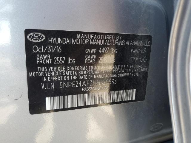 Photo 12 VIN: 5NPE24AF3HH520833 - HYUNDAI SONATA SE 