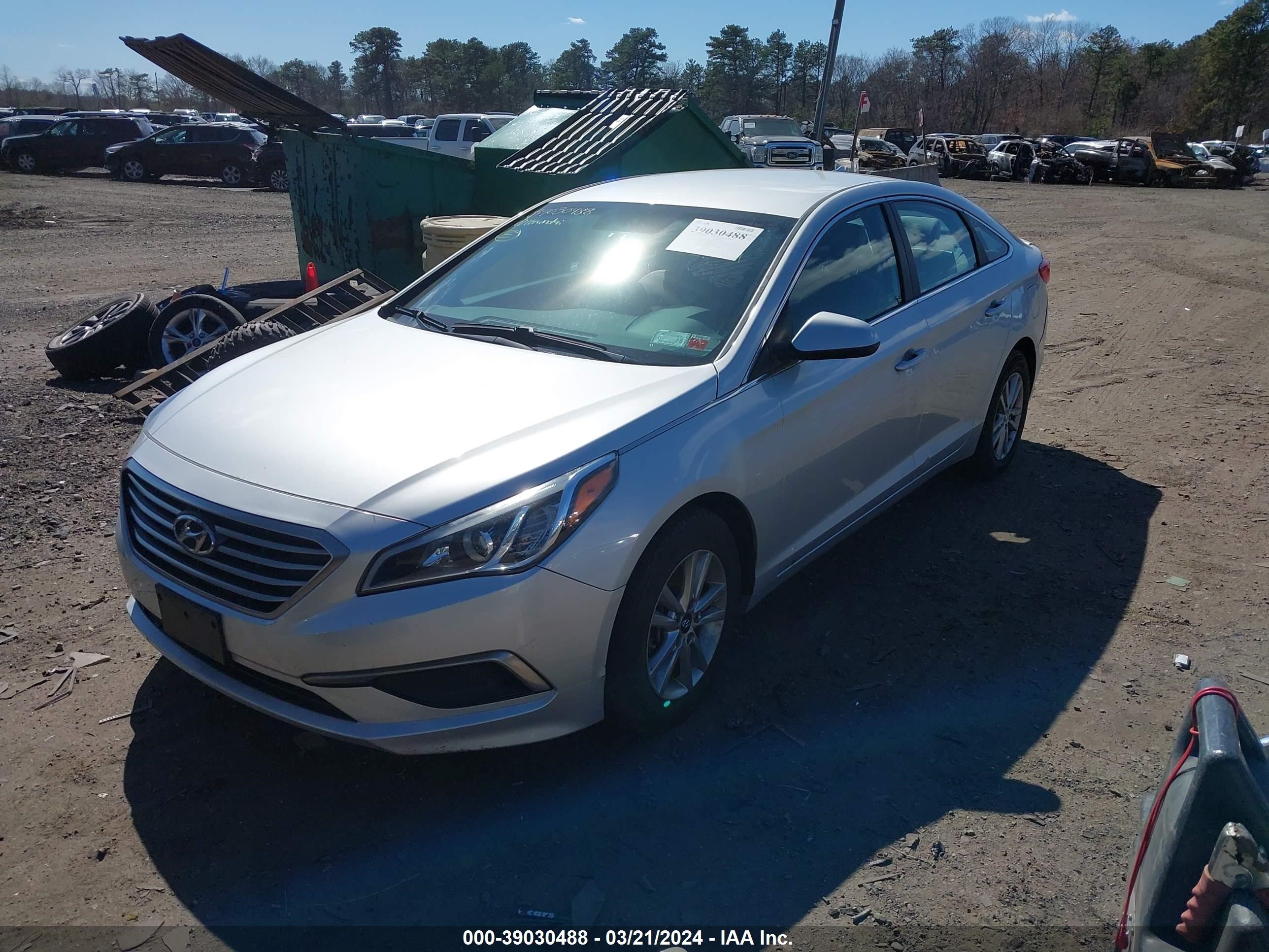 Photo 1 VIN: 5NPE24AF3HH522520 - HYUNDAI SONATA 