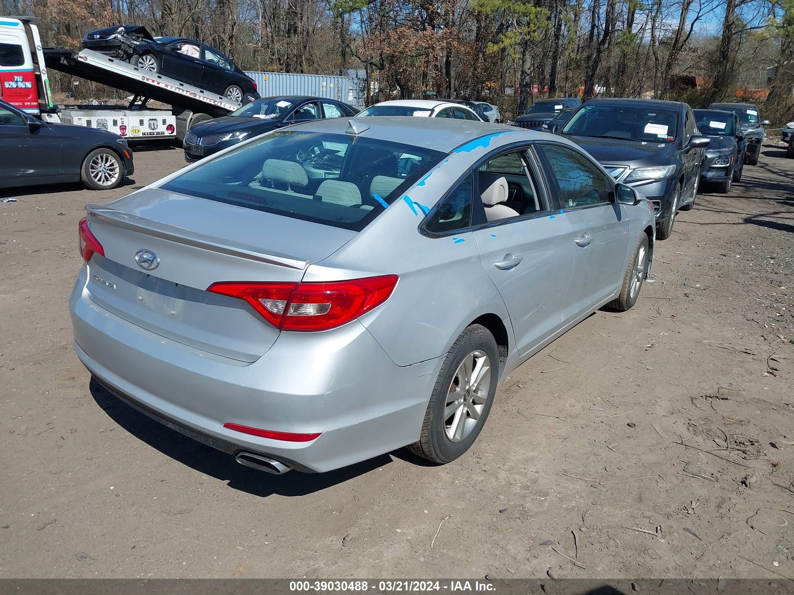 Photo 3 VIN: 5NPE24AF3HH522520 - HYUNDAI SONATA 