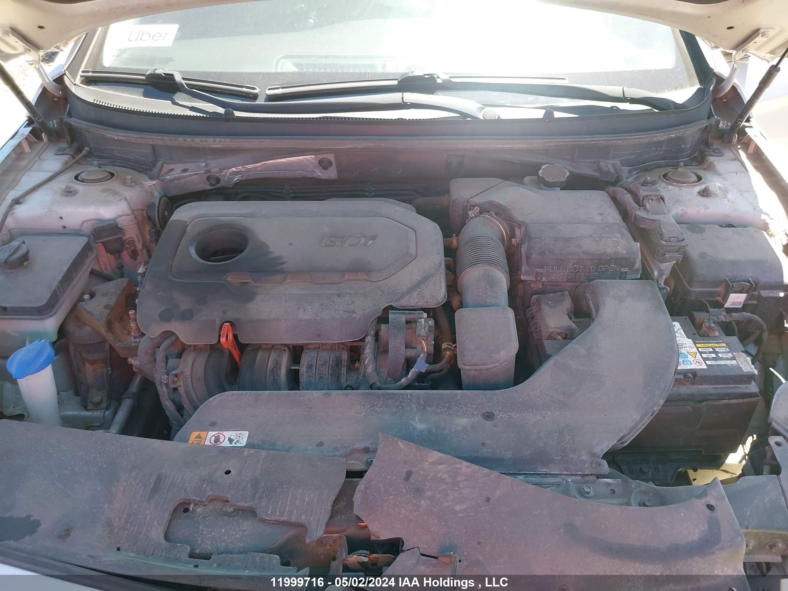 Photo 9 VIN: 5NPE24AF3HH523893 - HYUNDAI SONATA 