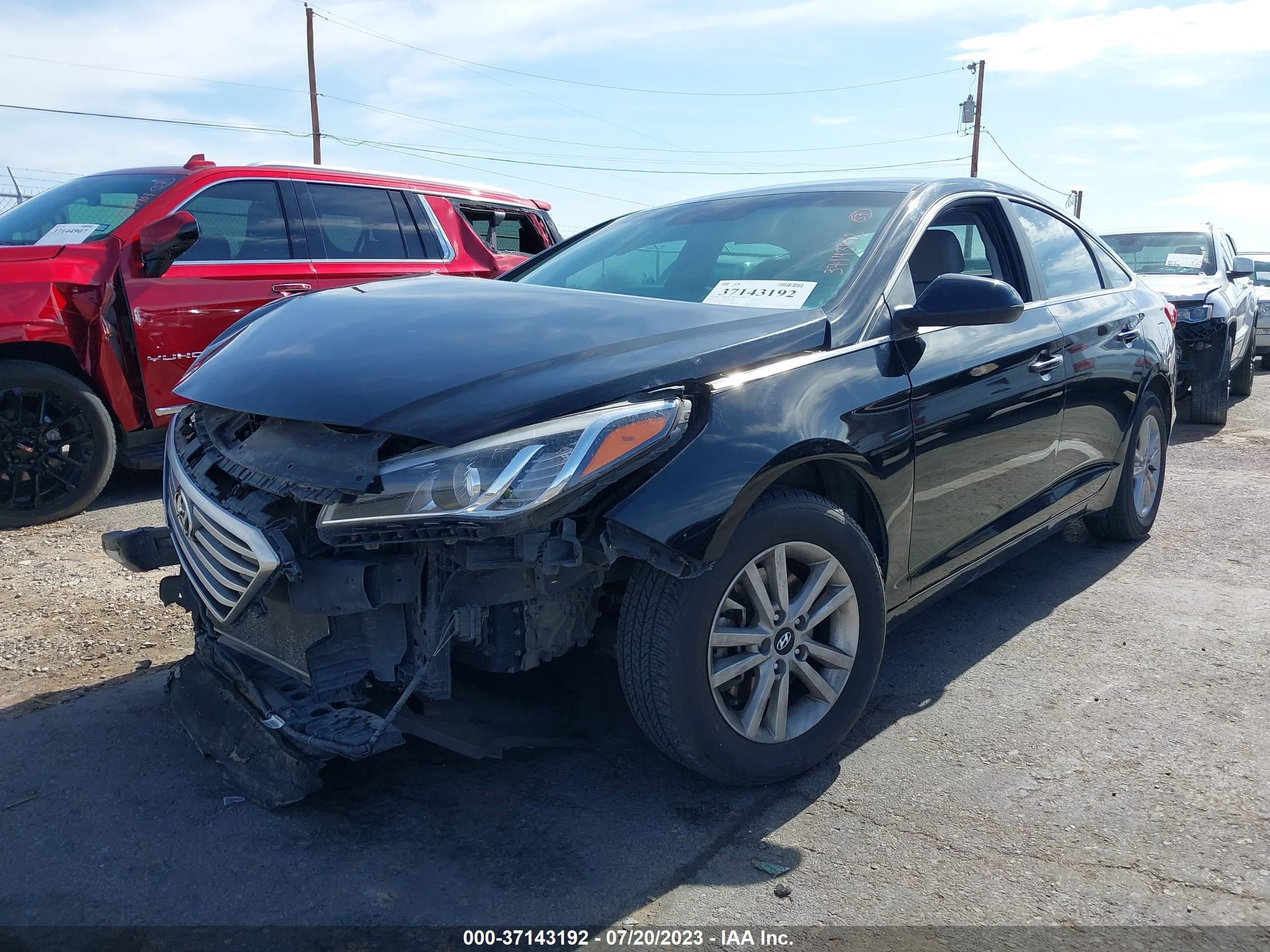 Photo 1 VIN: 5NPE24AF3HH531380 - HYUNDAI SONATA 