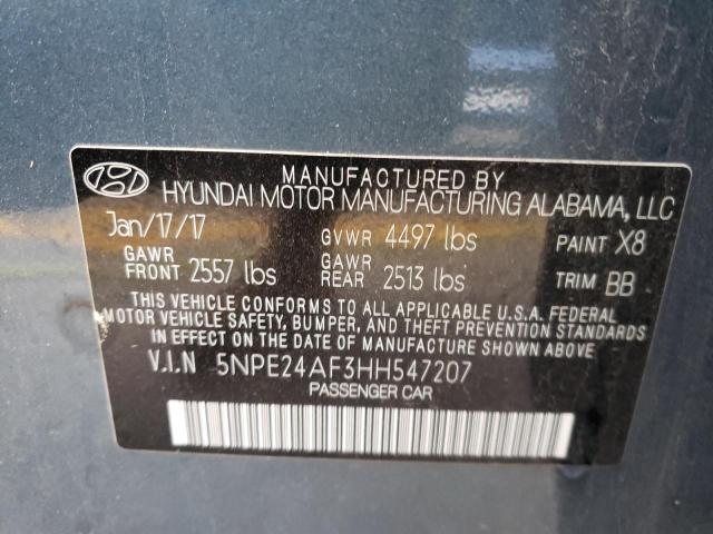 Photo 9 VIN: 5NPE24AF3HH547207 - HYUNDAI SONATA SE 