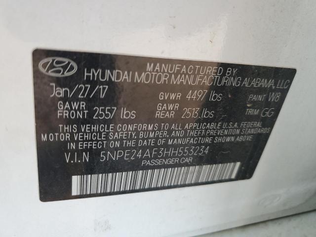 Photo 11 VIN: 5NPE24AF3HH553234 - HYUNDAI SONATA SE 