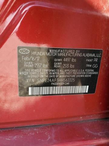 Photo 11 VIN: 5NPE24AF3HH562225 - HYUNDAI SONATA SE 