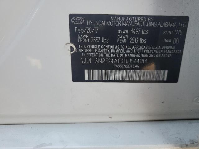 Photo 11 VIN: 5NPE24AF3HH564184 - HYUNDAI SONATA 