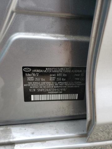 Photo 12 VIN: 5NPE24AF3HH574987 - HYUNDAI SONATA SE 