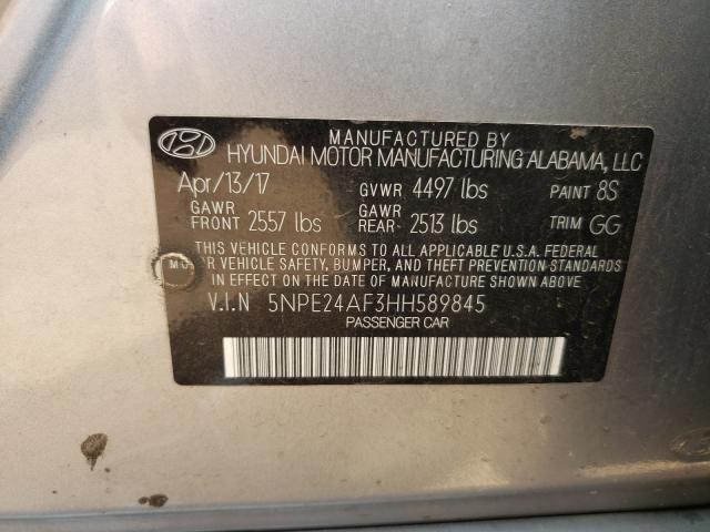 Photo 9 VIN: 5NPE24AF3HH589845 - HYUNDAI SONATA SE 