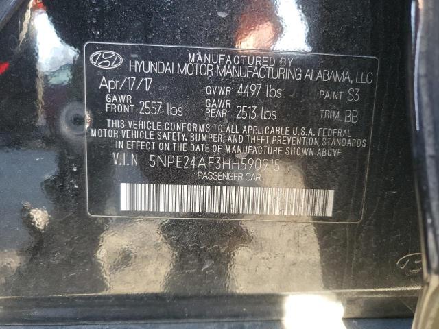 Photo 11 VIN: 5NPE24AF3HH590915 - HYUNDAI SONATA 