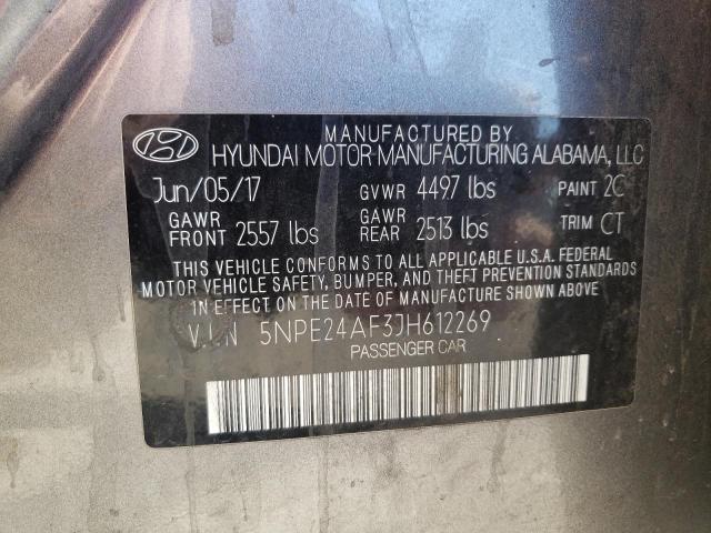 Photo 9 VIN: 5NPE24AF3JH612269 - HYUNDAI SONATA SE 