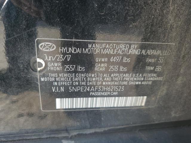 Photo 11 VIN: 5NPE24AF3JH621523 - HYUNDAI SONATA SE 