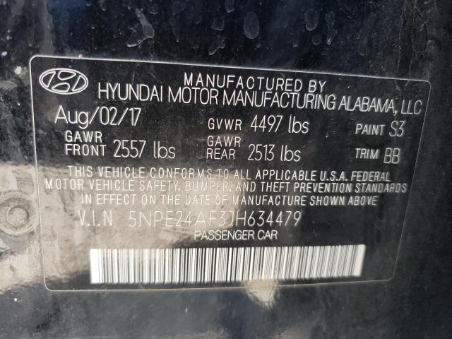 Photo 9 VIN: 5NPE24AF3JH634479 - HYUNDAI SONATA SE 