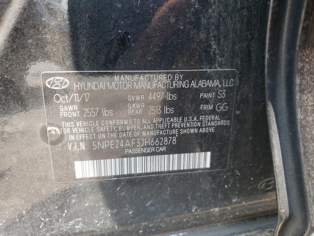 Photo 9 VIN: 5NPE24AF3JH662878 - HYUNDAI SONATA SE 