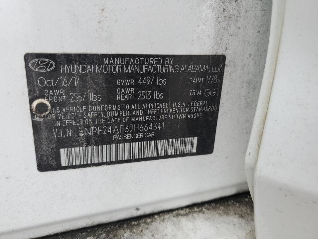 Photo 11 VIN: 5NPE24AF3JH664341 - HYUNDAI SONATA SE 