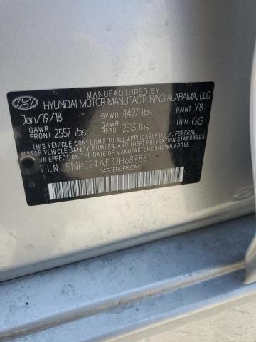 Photo 12 VIN: 5NPE24AF3JH683861 - HYUNDAI SONATA SE 