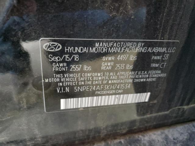 Photo 11 VIN: 5NPE24AF3KH741534 - HYUNDAI SONATA SE 