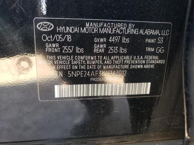 Photo 11 VIN: 5NPE24AF3KH747012 - HYUNDAI SONATA SE 