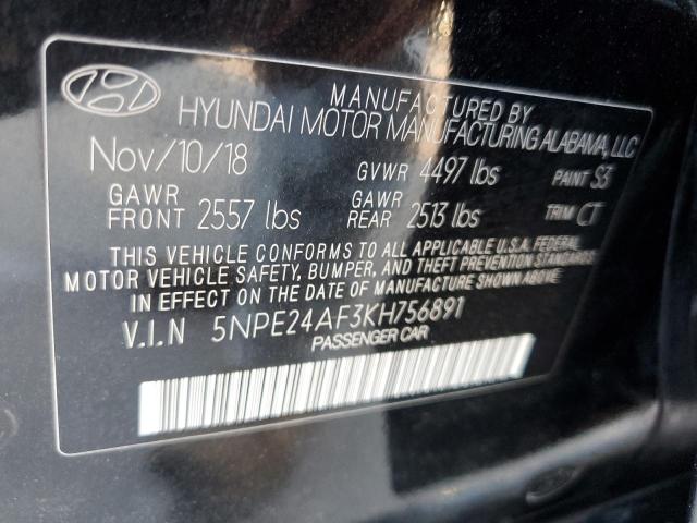 Photo 11 VIN: 5NPE24AF3KH756891 - HYUNDAI SONATA SE 