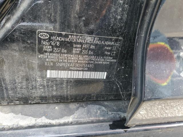 Photo 11 VIN: 5NPE24AF3KH758480 - HYUNDAI SONATA SE 