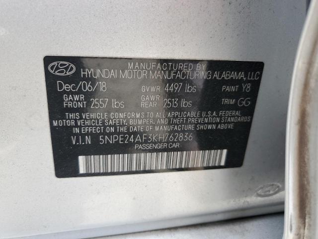 Photo 11 VIN: 5NPE24AF3KH762836 - HYUNDAI SONATA 