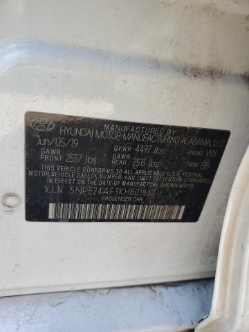 Photo 11 VIN: 5NPE24AF3KH801862 - HYUNDAI SONATA 