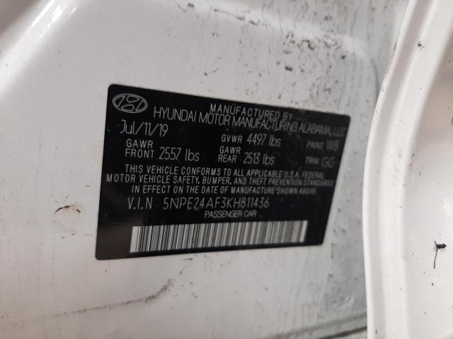 Photo 11 VIN: 5NPE24AF3KH811436 - HYUNDAI SONATA SE 