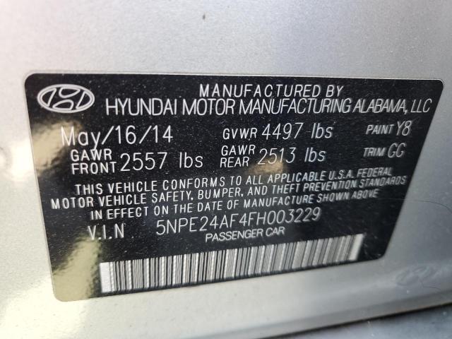 Photo 11 VIN: 5NPE24AF4FH003229 - HYUNDAI SONATA 