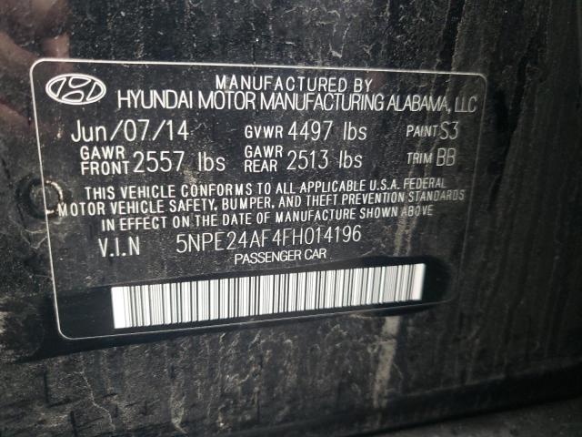 Photo 11 VIN: 5NPE24AF4FH014196 - HYUNDAI SONATA 