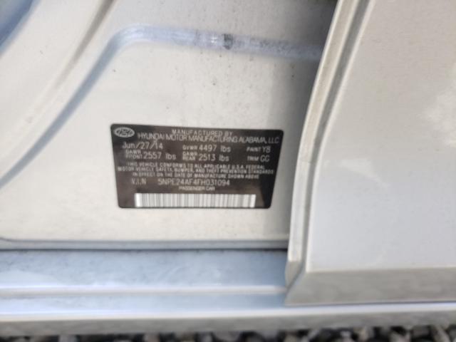 Photo 9 VIN: 5NPE24AF4FH031094 - HYUNDAI SONATA 