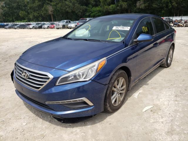 Photo 1 VIN: 5NPE24AF4FH053841 - HYUNDAI SONATA SE 