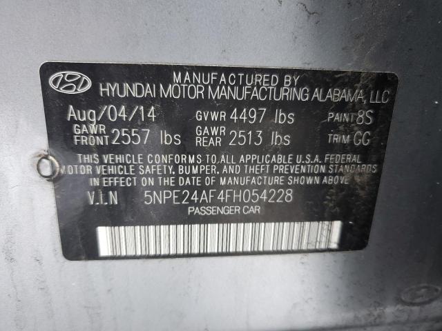 Photo 11 VIN: 5NPE24AF4FH054228 - HYUNDAI SONATA SE 