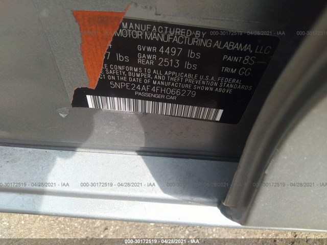 Photo 8 VIN: 5NPE24AF4FH066279 - HYUNDAI SONATA 